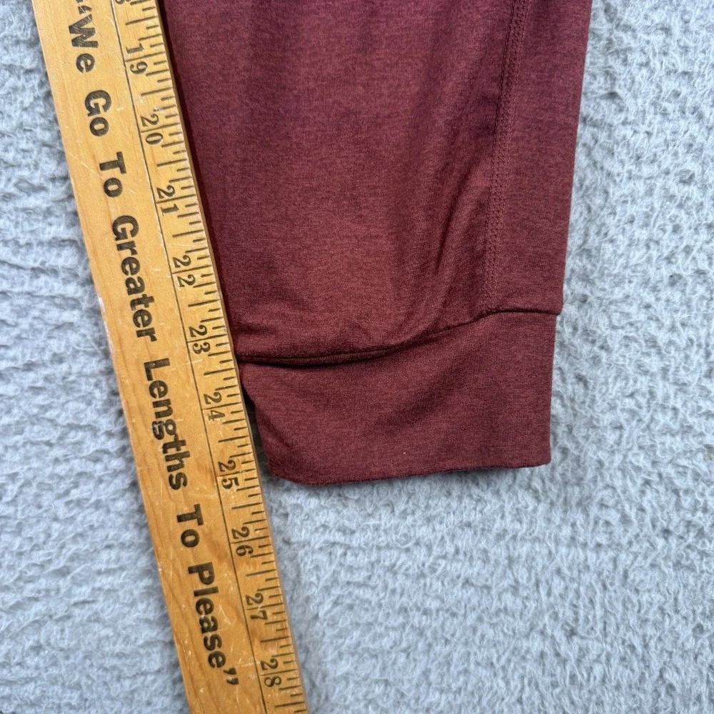 Vuori Performance Joggers Womens Medium Red Pull On Tapered Comfort Soft Pants
